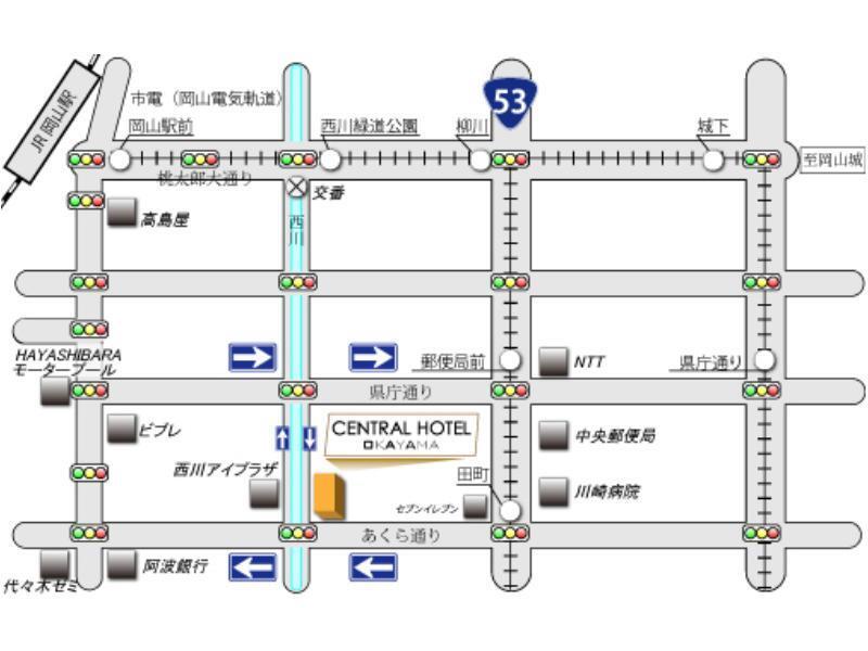 Central Hotel Okajama Exteriér fotografie
